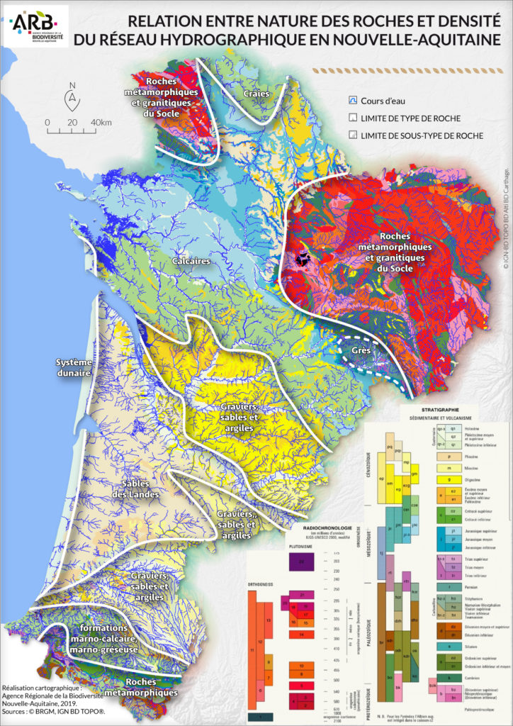 Carte La disponibilité de la ressource Nouvelle Aquitaine